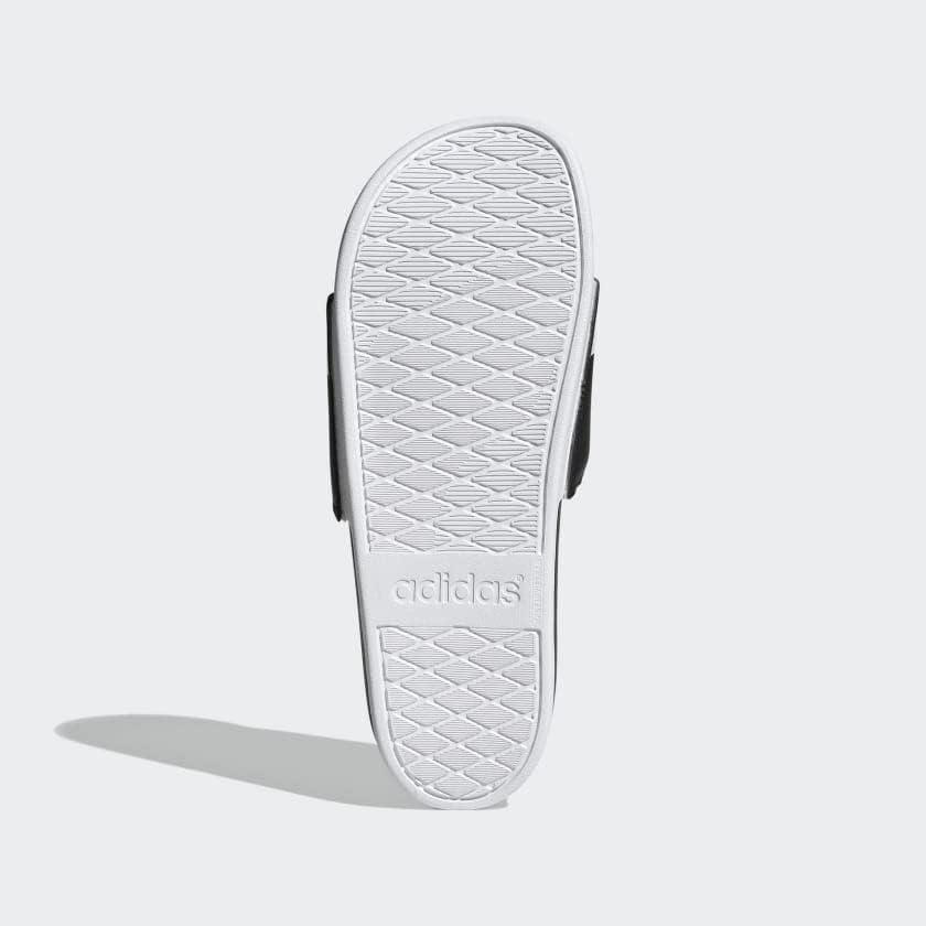 imageadidas Unisex Adilette Comfort Slide SandalBlackWhiteWhite