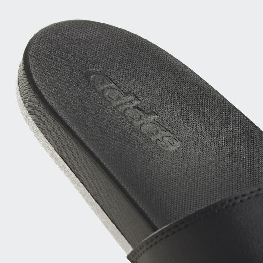imageadidas Unisex Adilette Comfort Slide SandalBlackWhiteWhite