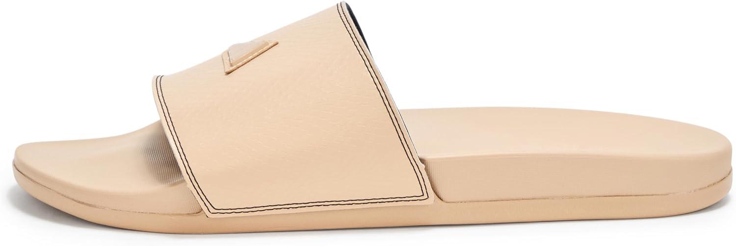 imageadidas Unisex Adilette Comfort Slide SandalWarm SandstoneWarm SandstoneBlack