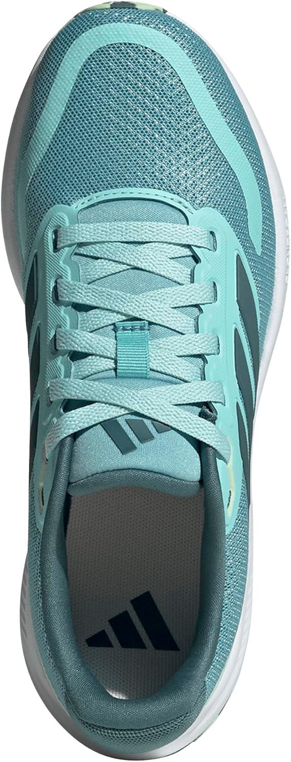 imageadidas UnisexChild Run Falcon 5 SneakerMint TonPreloved TealSemi Green Spark