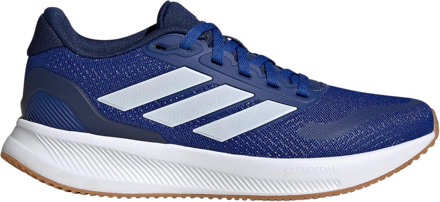 imageadidas UnisexChild Run Falcon 5 SneakerTeam Royal BlueWhiteDark Blue