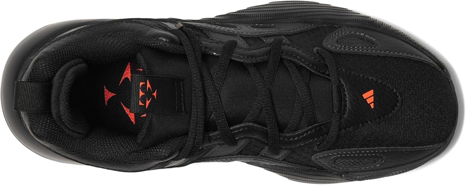 imageadidas UnisexChild Trae Unlimited 2 BasketballBlackCarbonSolar Red