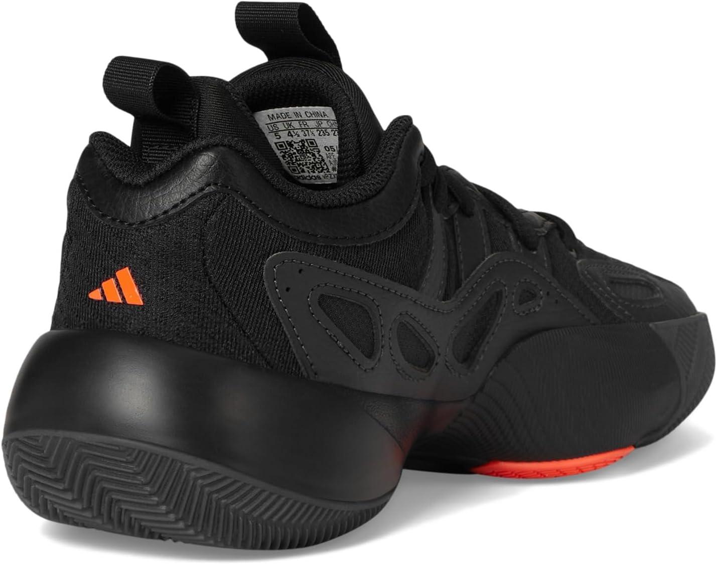 imageadidas UnisexChild Trae Unlimited 2 BasketballBlackCarbonSolar Red