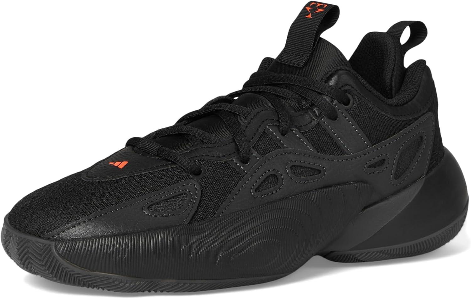 imageadidas UnisexChild Trae Unlimited 2 BasketballBlackCarbonSolar Red