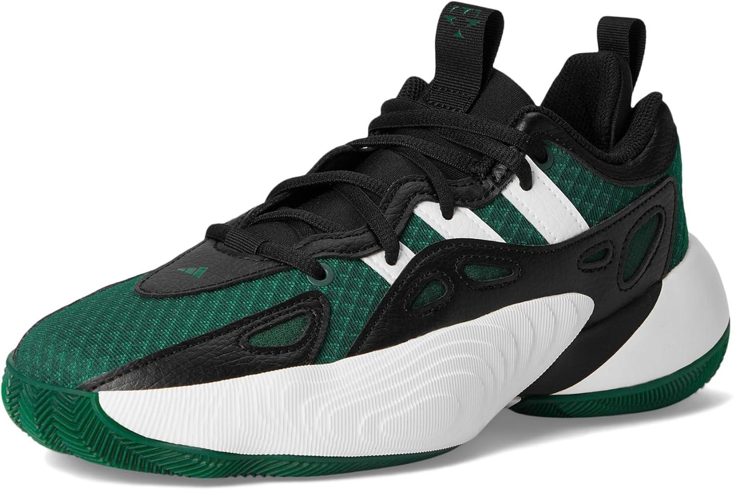 imageadidas UnisexChild Trae Unlimited 2 BasketballCollegiate GreenBlackWhite