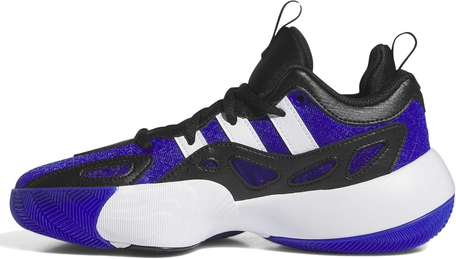 imageadidas UnisexChild Trae Unlimited 2 BasketballLucid BlueBlackWhite