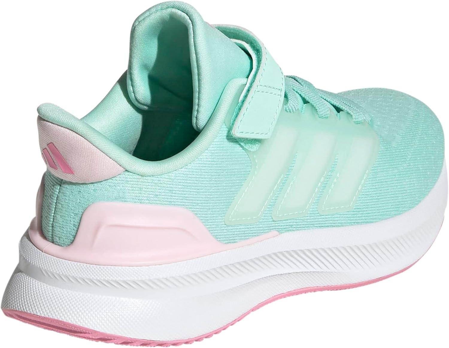 imageadidas UnisexChild Ultrarun 5 SneakerClear MintWhiteBliss Pink