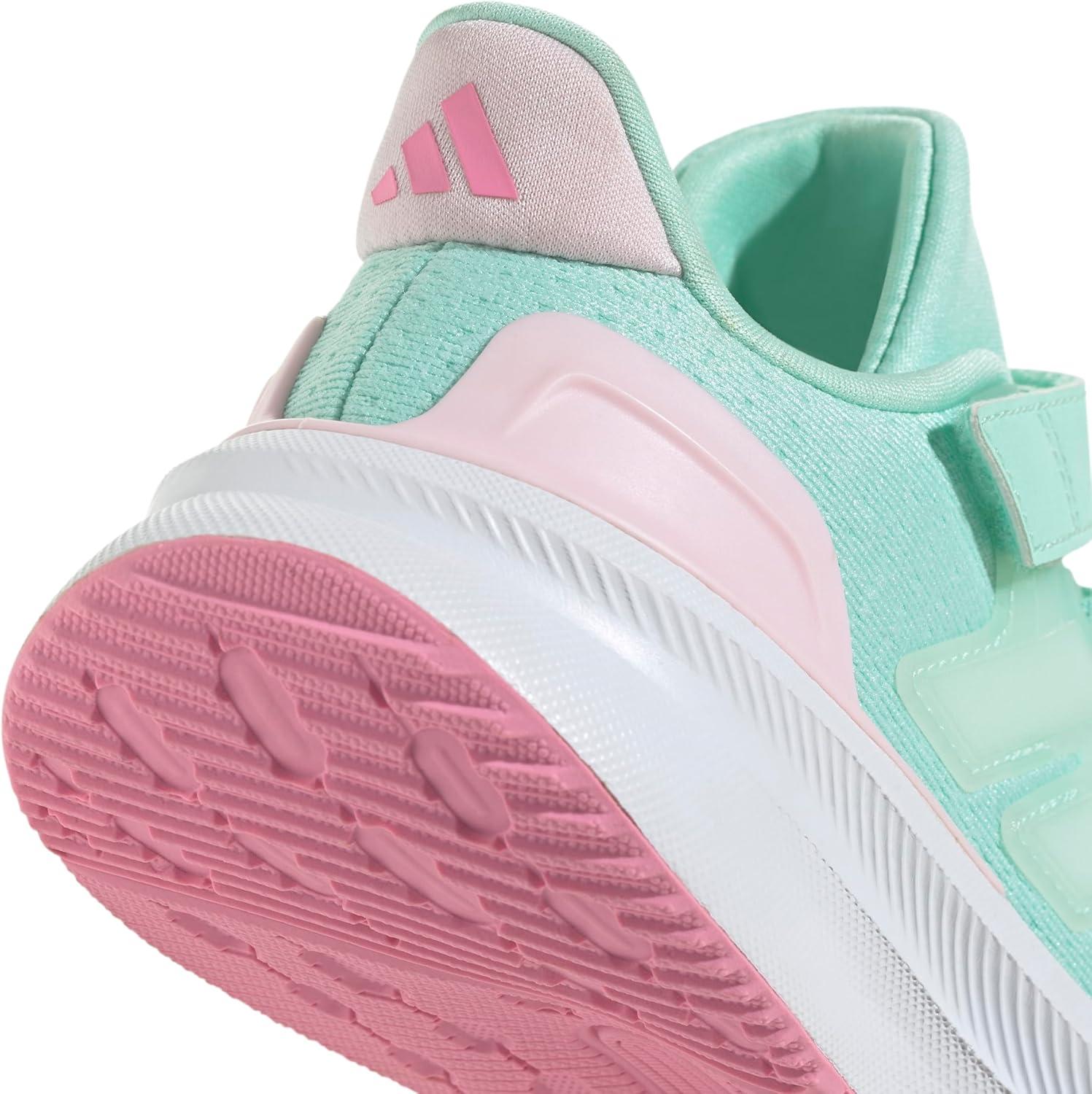 imageadidas UnisexChild Ultrarun 5 SneakerClear MintWhiteBliss Pink