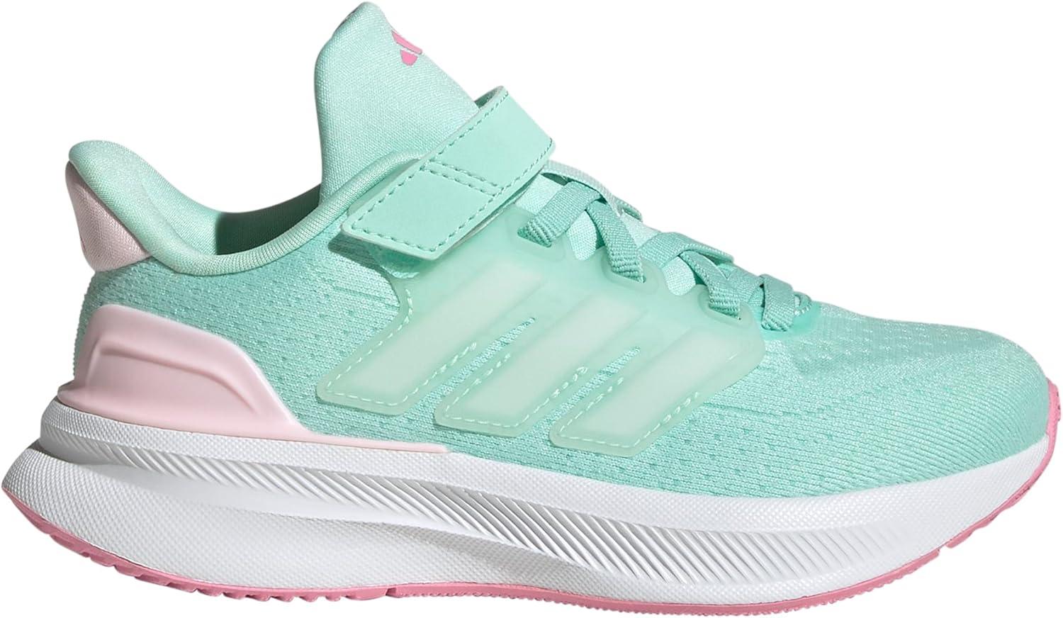imageadidas UnisexChild Ultrarun 5 SneakerClear MintWhiteBliss Pink