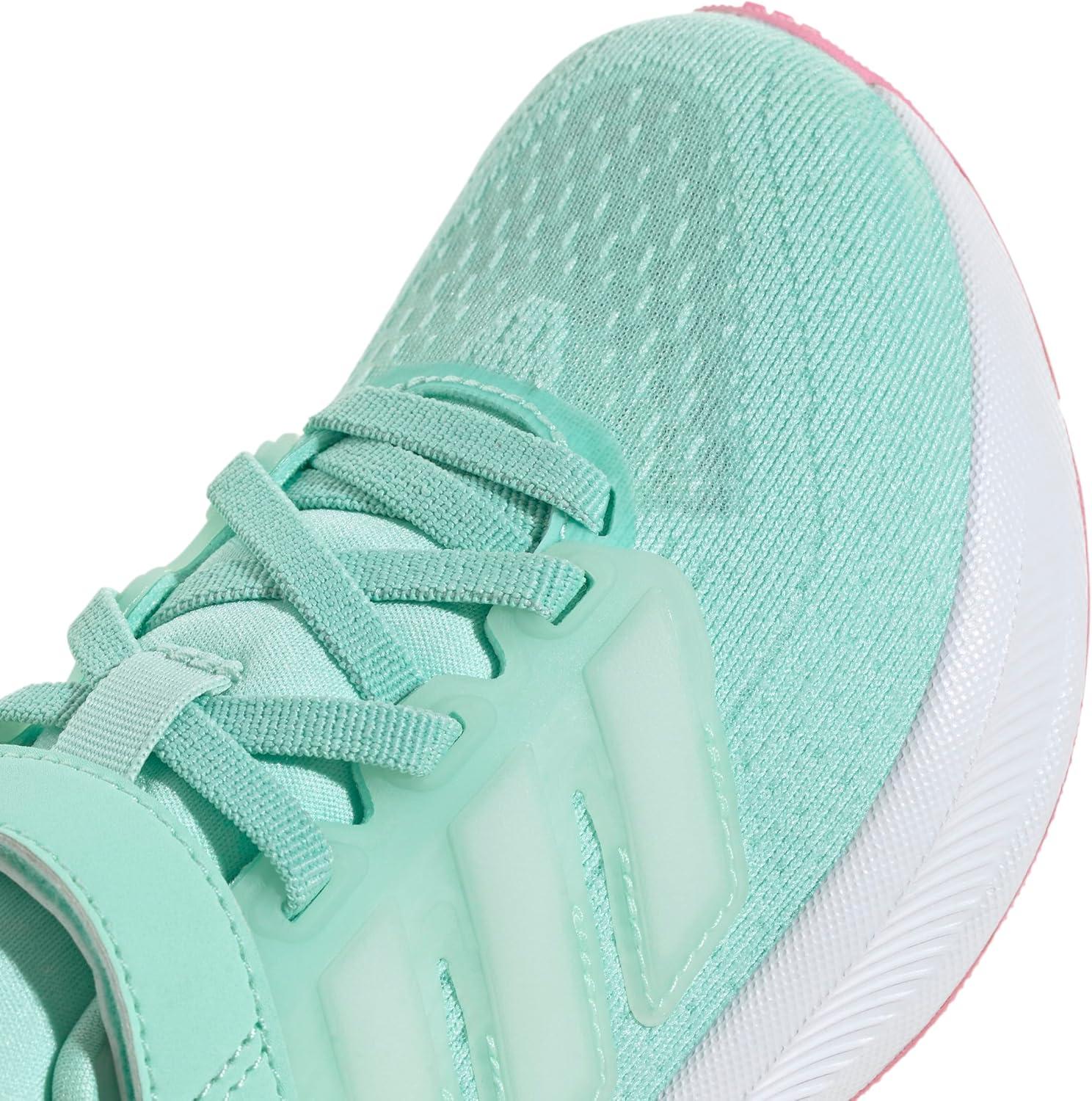 imageadidas UnisexChild Ultrarun 5 SneakerClear MintWhiteBliss Pink