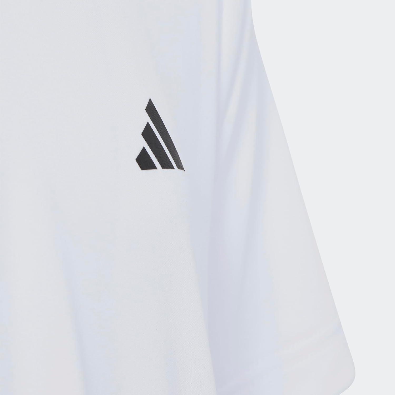 imageadidas UnisexYouth Club Tee IndigoSky TintWhite