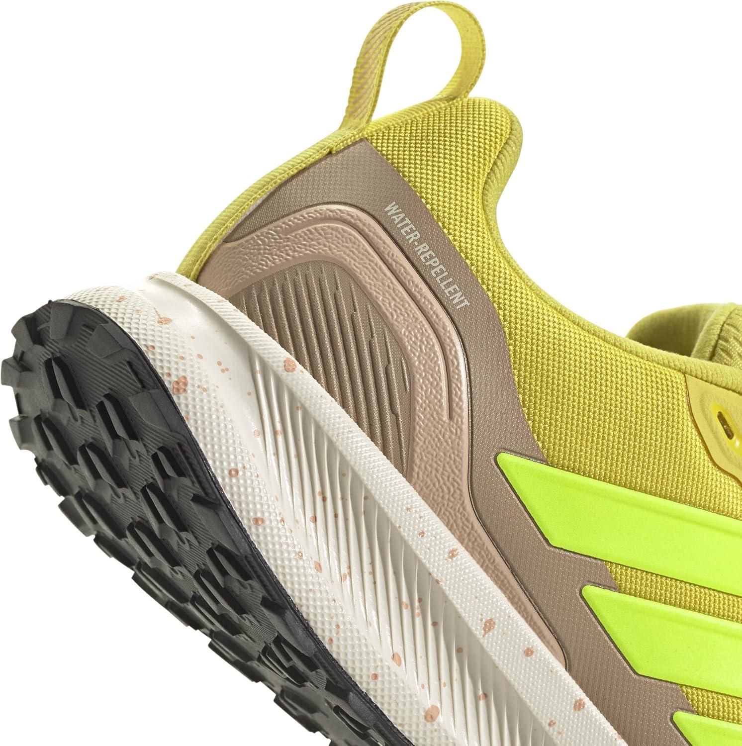 imageadidas Womens Run Falcon 5 Trail SneakerPure Sulfur Lucid Lemon Warm Sandstone