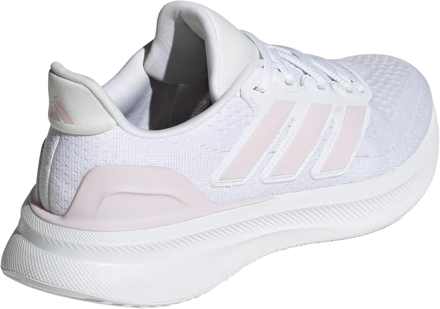 imageadidas Womens Ultrarun 5 Running ShoesWhiteAlmost PinkBlack