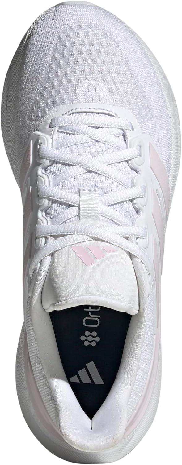 imageadidas Womens Ultrarun 5 Running ShoesWhiteAlmost PinkBlack