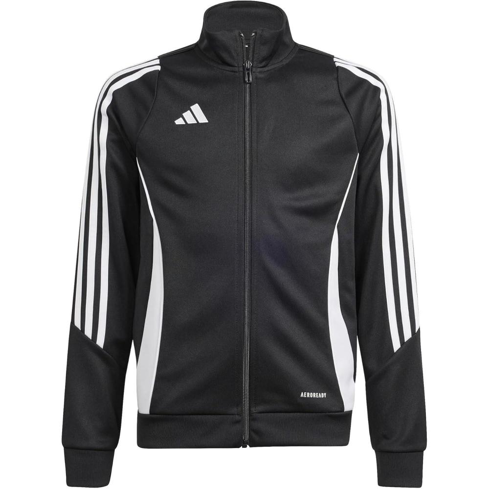 imageadidas Boys Tiro 24 Training JacketBlackWhite