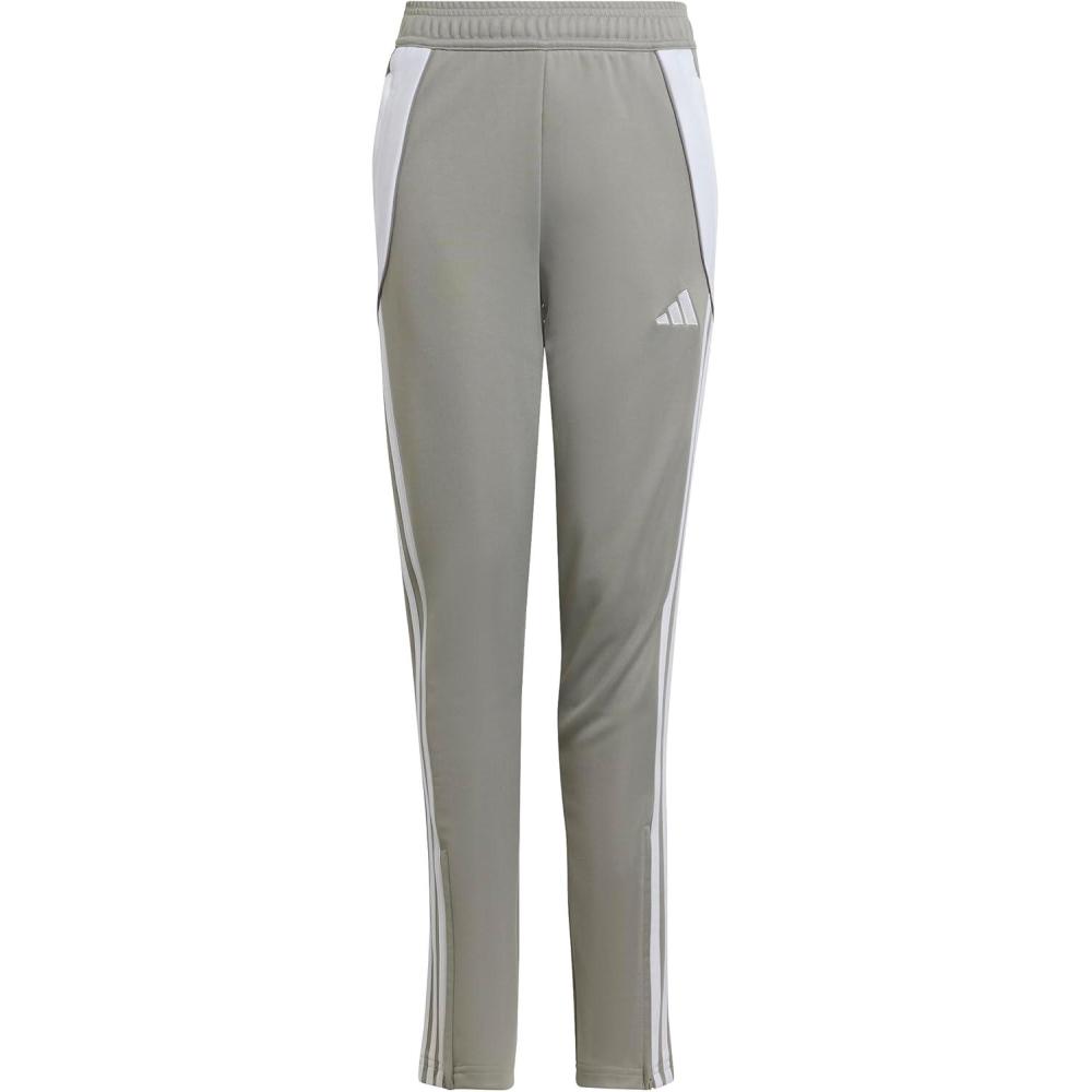 imageadidas Girls Tiro 24 Training PantsTeam Mid GreyWhite