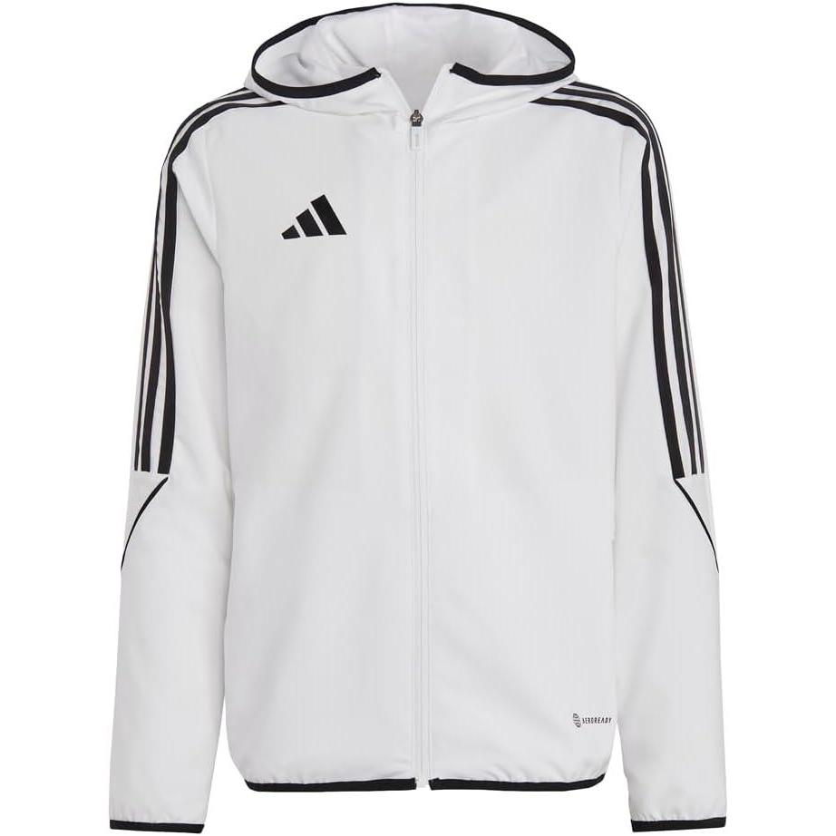 imageadidas Kids Boys Tiro23 League Windbreaker Soccer Cleats Full Zip WhiteWhite