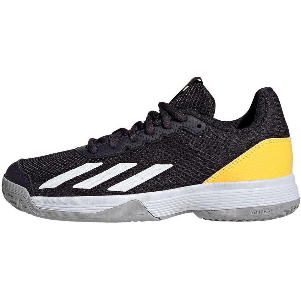 imageadidas Kids Court Flash SneakersAurora BlackWhiteSpark