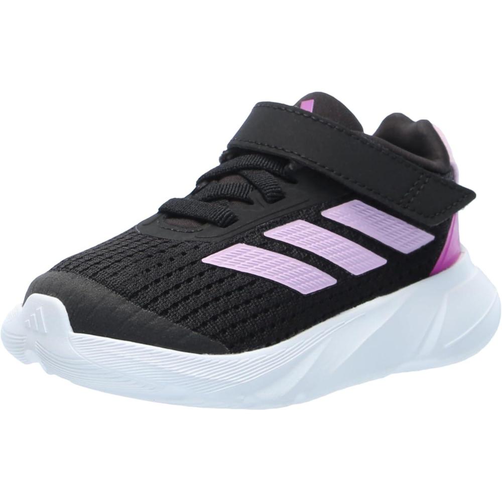 imageadidas Kids Duramo SL Elastic Lace SneakersBlackBliss LilacPurple Burst