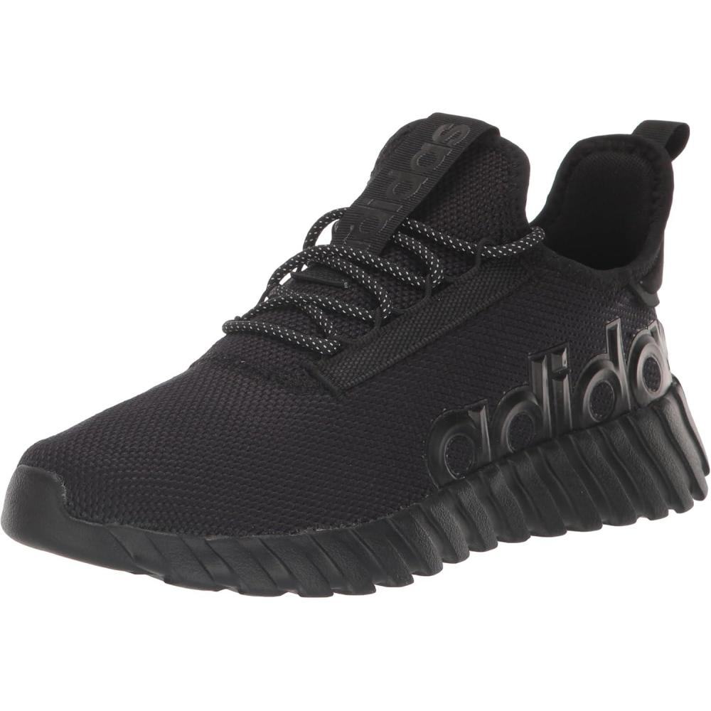 imageadidas Kids Girls Kaptir 30 Lace Up Sneakers Shoes Casual  BlueBlackBlackBlack