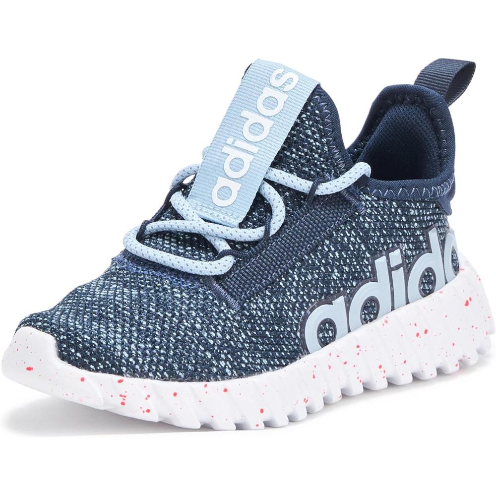 imageadidas Kids Girls Kaptir 30 Lace Up Sneakers Shoes Casual  BlueInkWonder BlueLucid Red