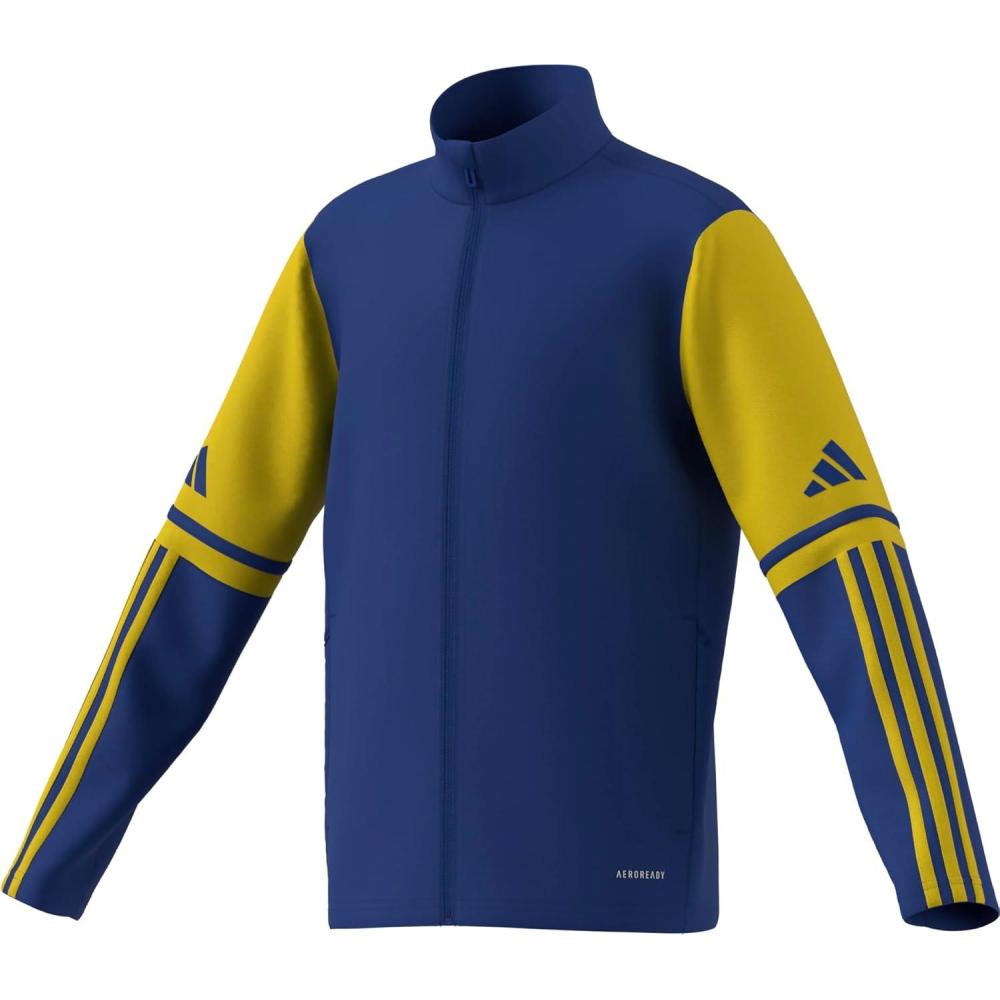 imageadidas Kids Squadra 25 Training JacketTeam Royal BlueTeam Yellow