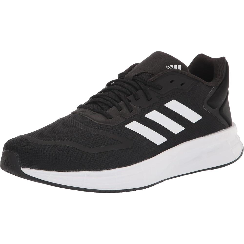 imageadidas Mens Duramo 10 ShoesBlackWhiteBlack