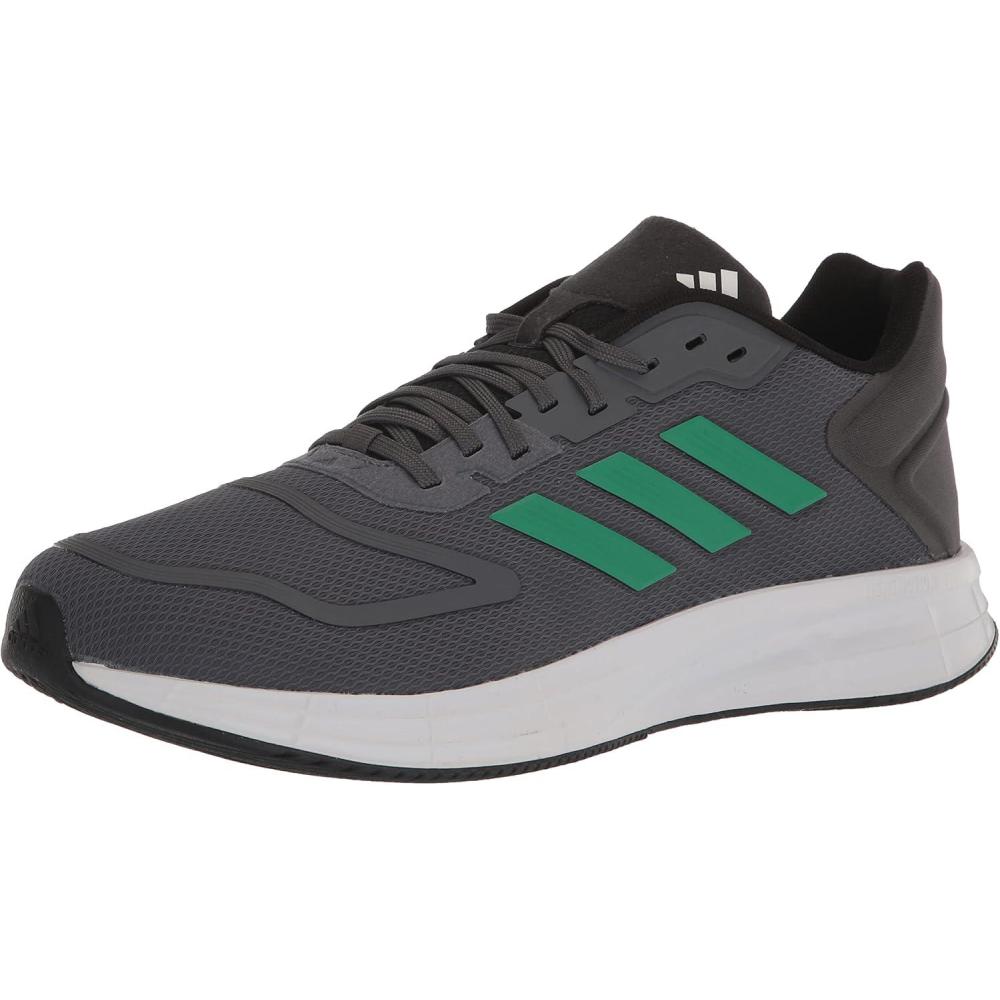 imageadidas Mens Duramo 10 ShoesGreyCourt GreenWhite