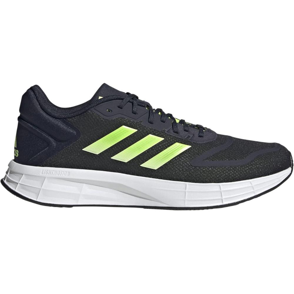 imageadidas Mens Duramo 10 ShoesInkSolar YellowAlmost Lime