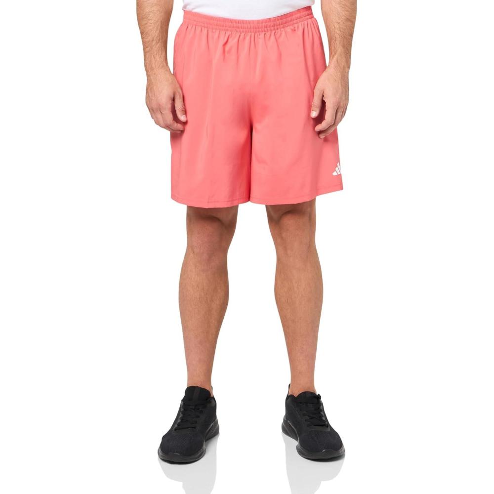 imageadidas Mens Own The Run ShortPreloved Scarlet