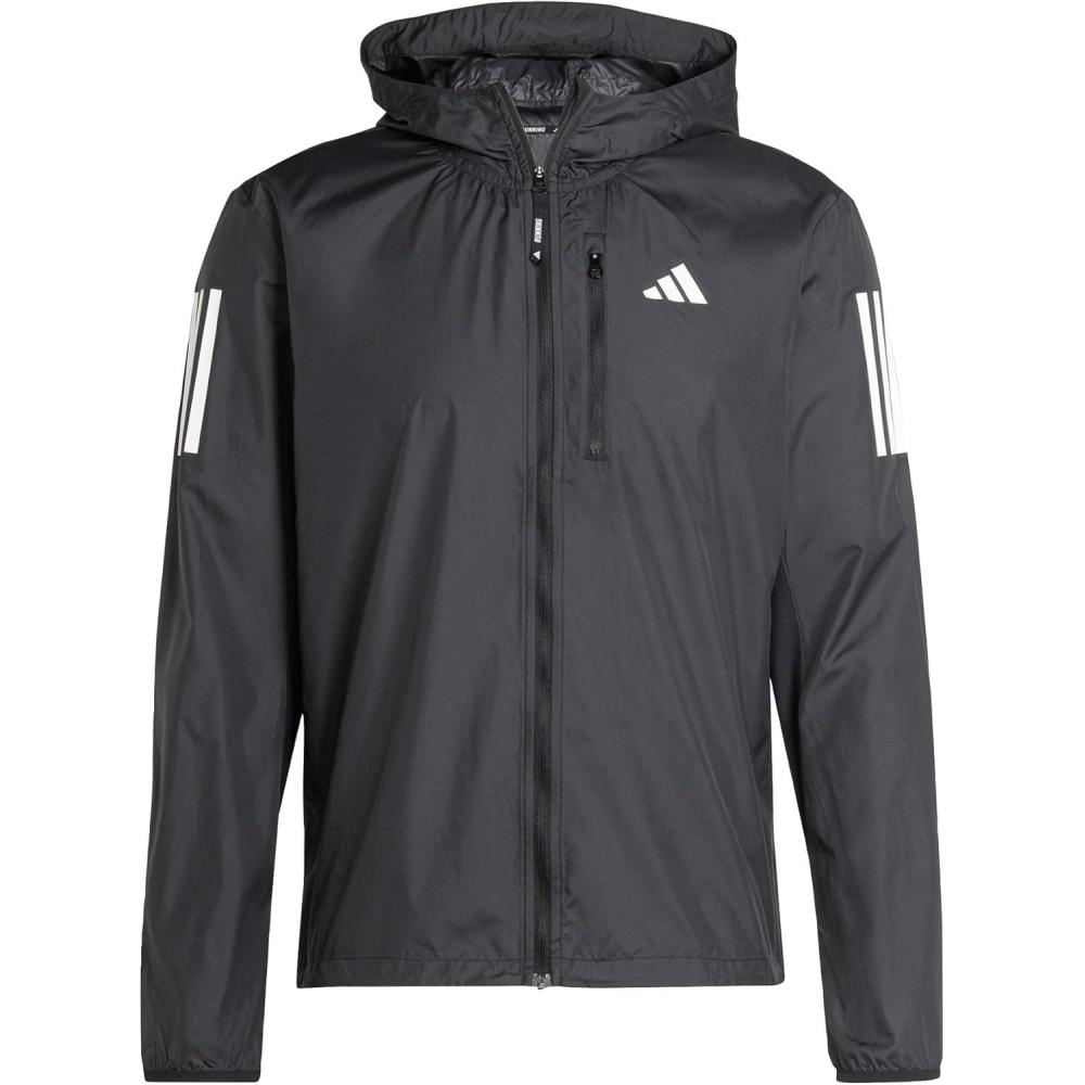 imageadidas Mens Own the Run Jacket Black Large