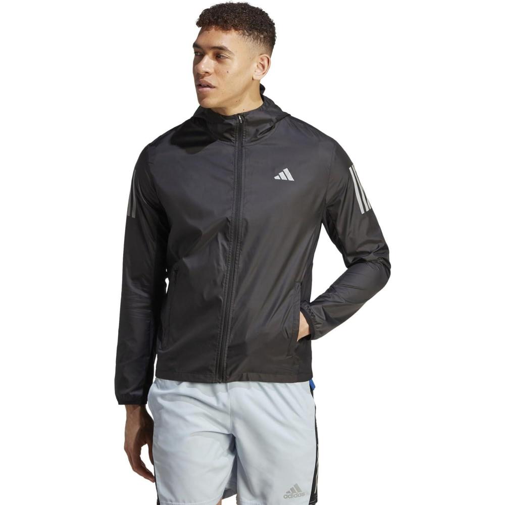 imageadidas Mens Own the Run JacketBlack