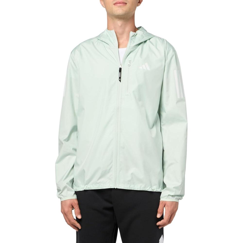 imageadidas Mens Own the Run JacketLinen Green