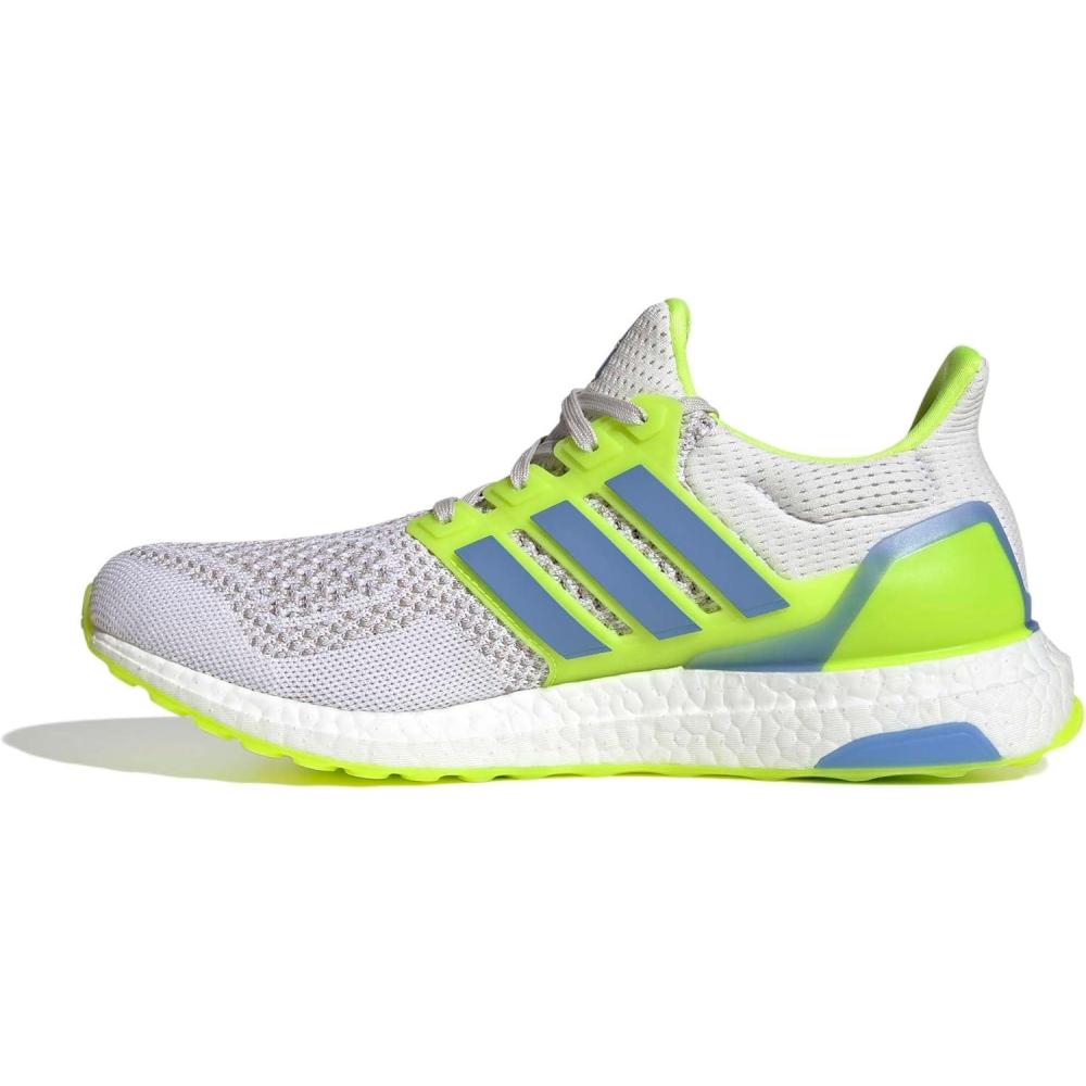 imageadidas Mens Ultraboost 10 Running ShoeWhiteBlue FusionLucid Lemon