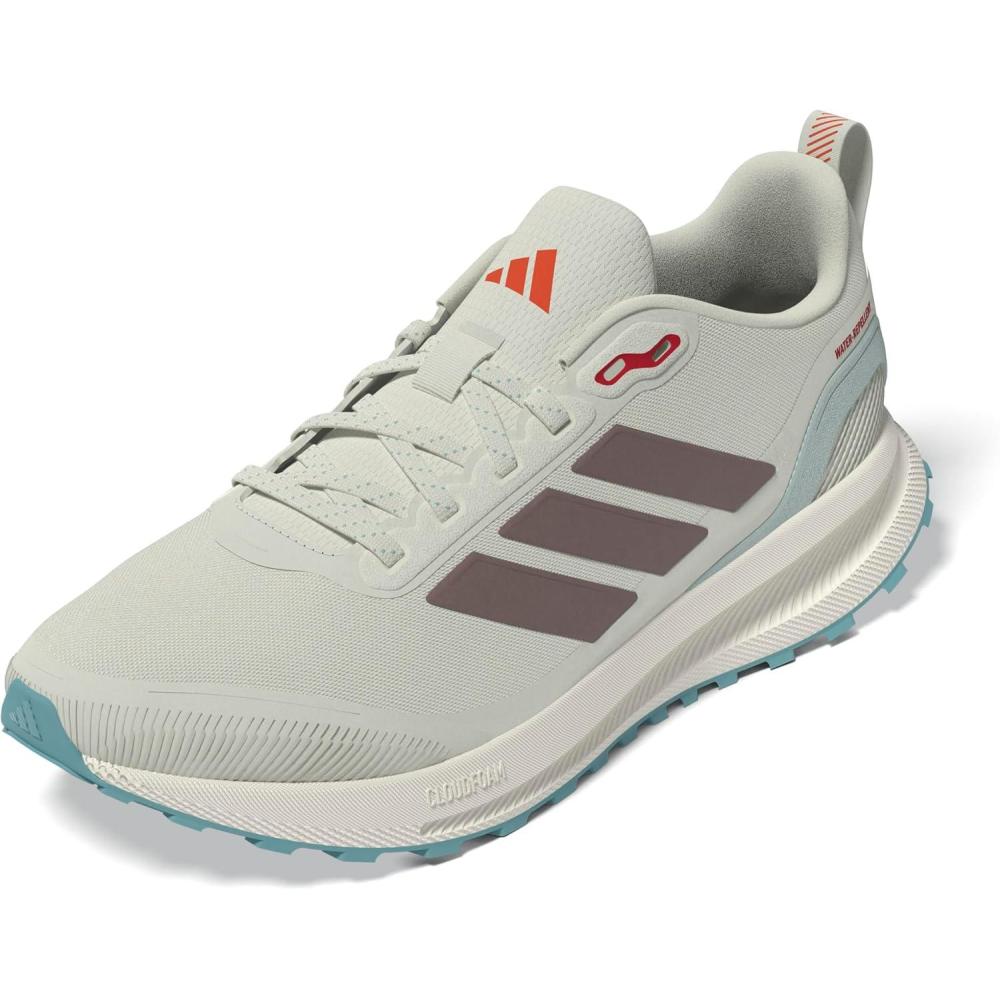 imageadidas Originals Mens Run Falcon 5 Trail ShoesAluminaWarm ClayMint Ton