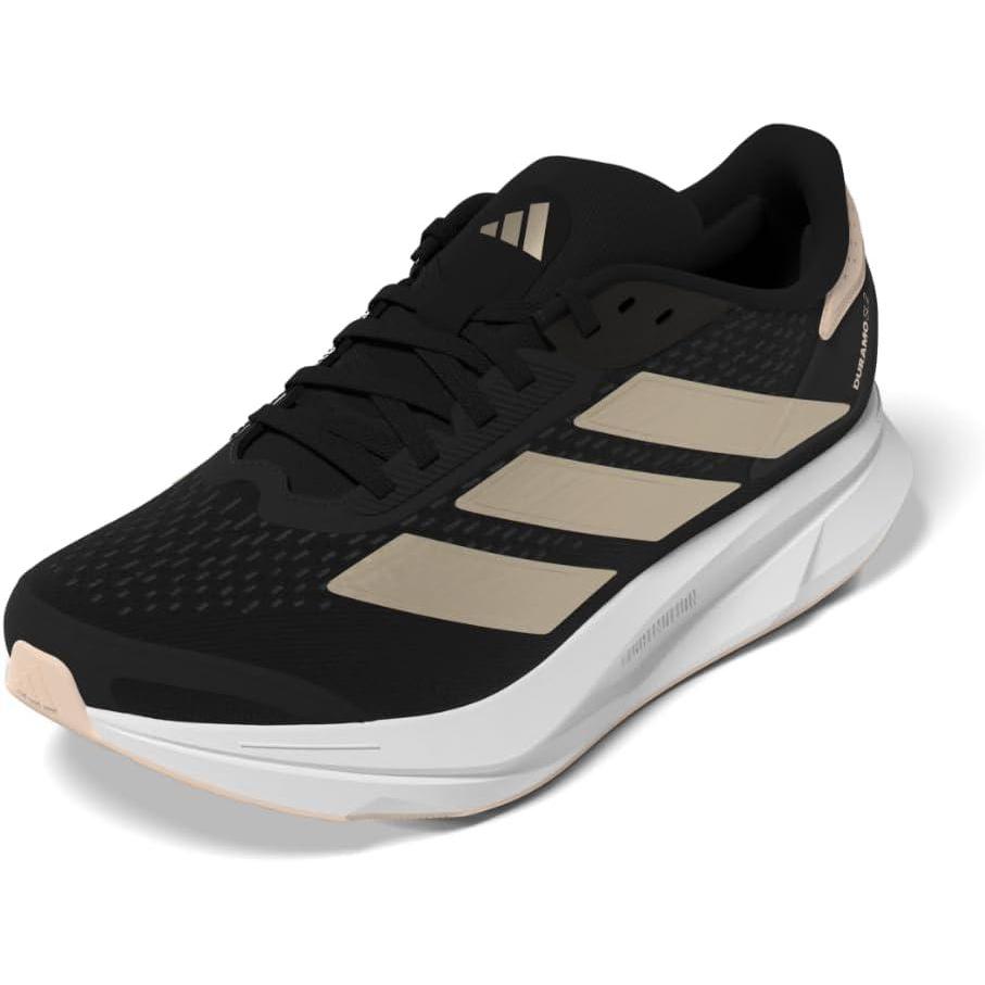 imageadidas Originals Womens Duramo Sl 2 Running ShoesBlackChampagne MetallicPowder Coral