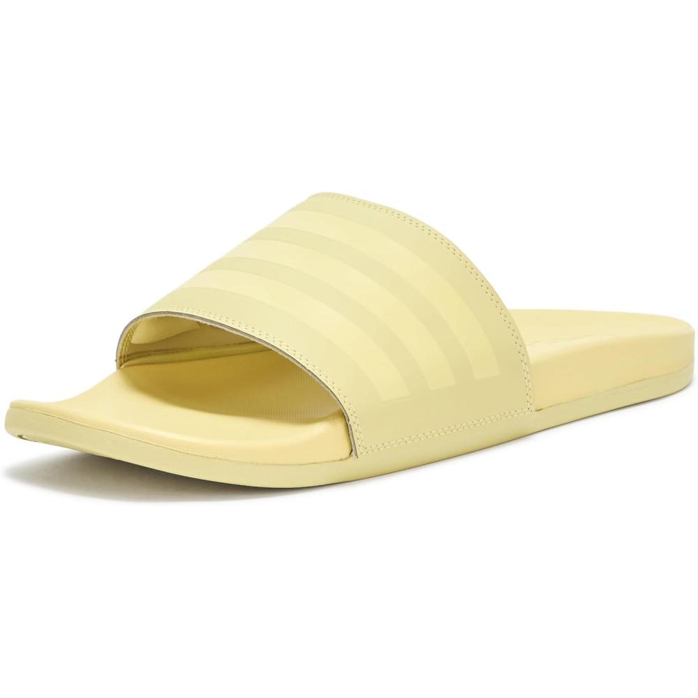 imageadidas Unisex Adilette Comfort Slide SandalHalo GoldPowder YellowPowder Yellow