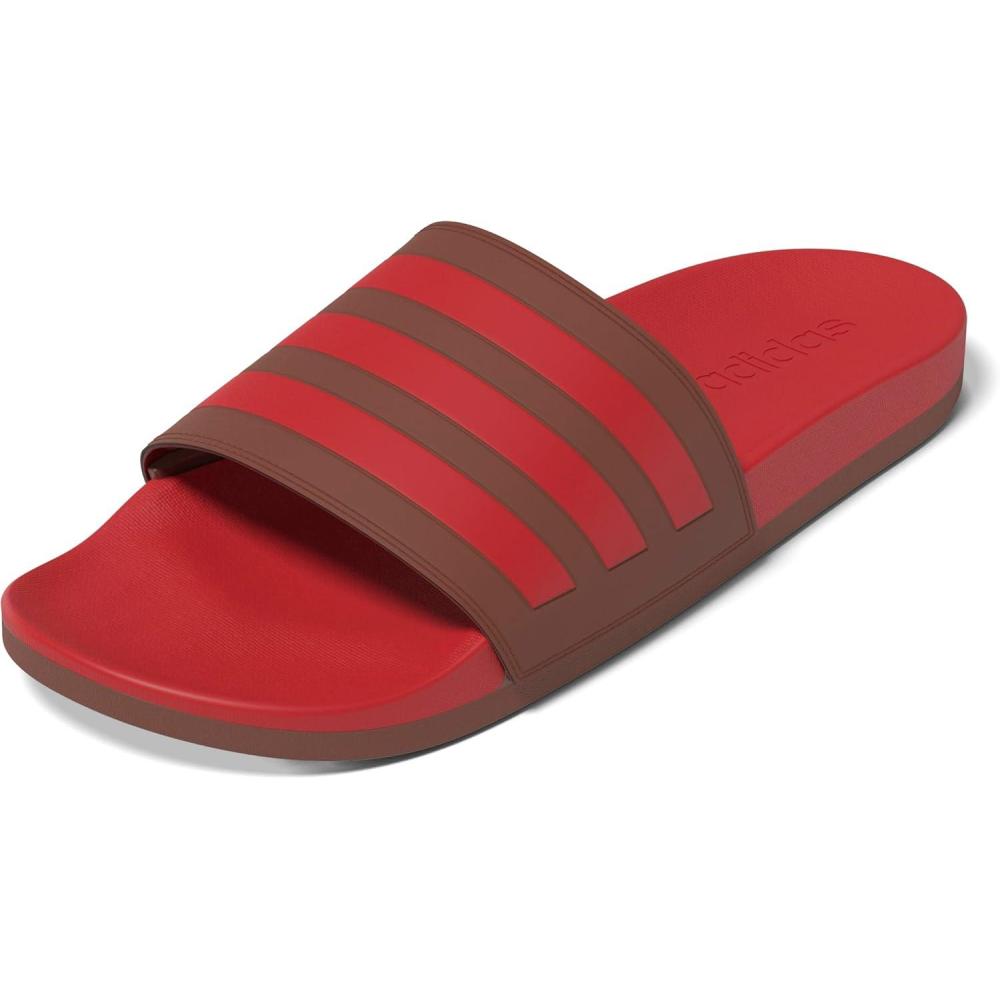 imageadidas Unisex Adilette Comfort Slide SandalPreloved RubyPure RubyPure Ruby