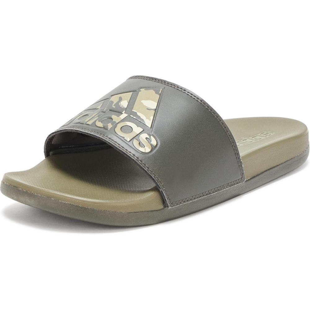 imageadidas Unisex Adilette Comfort Slide SandalShadow OliveOlive StrataOlive Strata