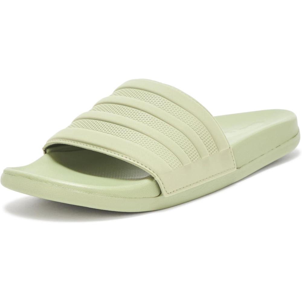 imageadidas Unisex Adilette Comfort Slide SandalTent GreenTent GreenTent Green