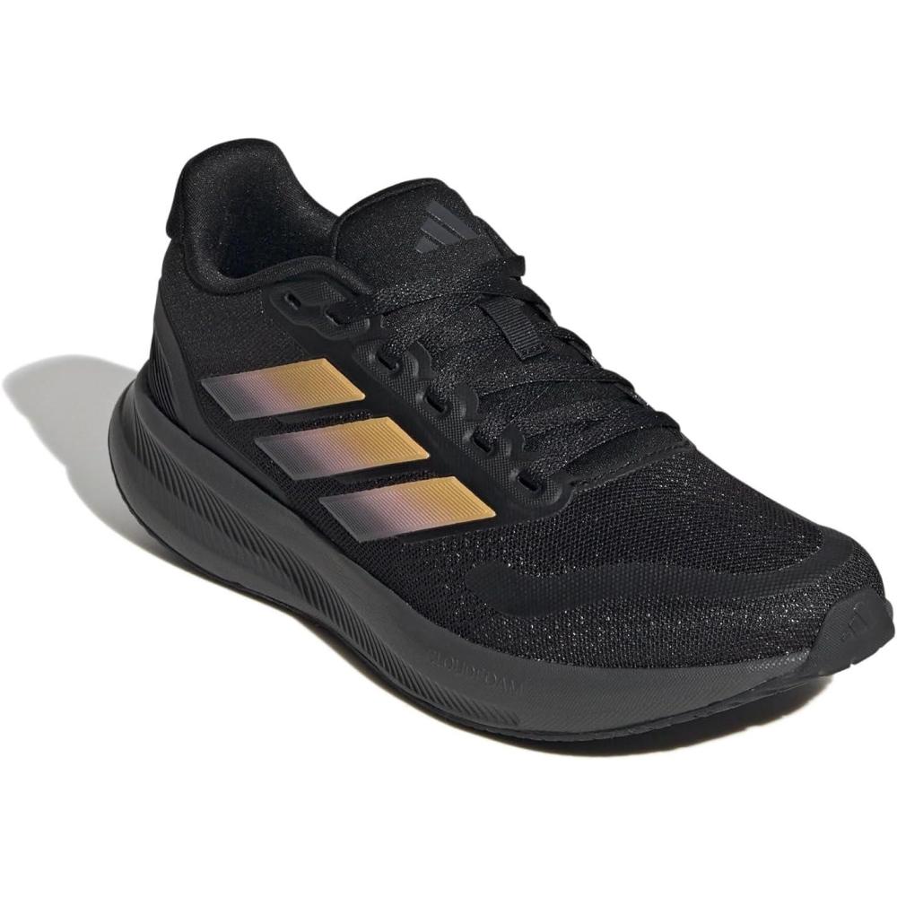 imageadidas UnisexChild Run Falcon 5 SneakerBlackSparkGrey