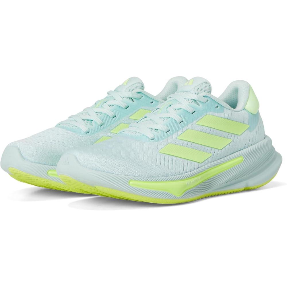 imageadidas UnisexChild Supernova Step RunningHalo MintYellowWhite