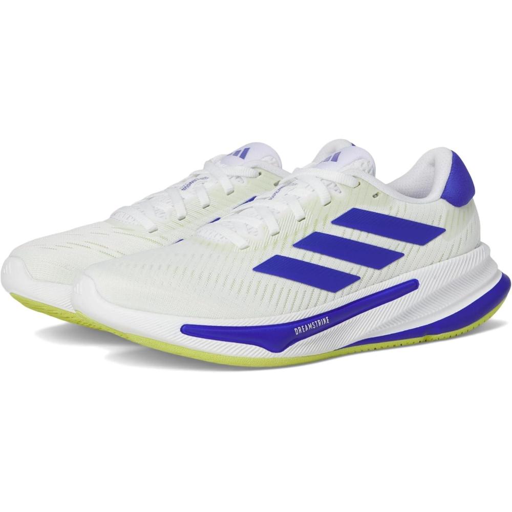 imageadidas UnisexChild Supernova Step RunningWhiteLucid BluePulse Lime