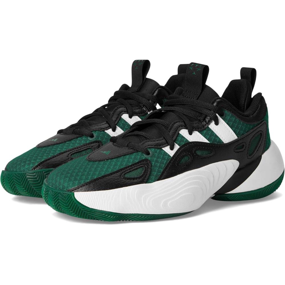 imageadidas UnisexChild Trae Unlimited 2 BasketballCollegiate GreenBlackWhite