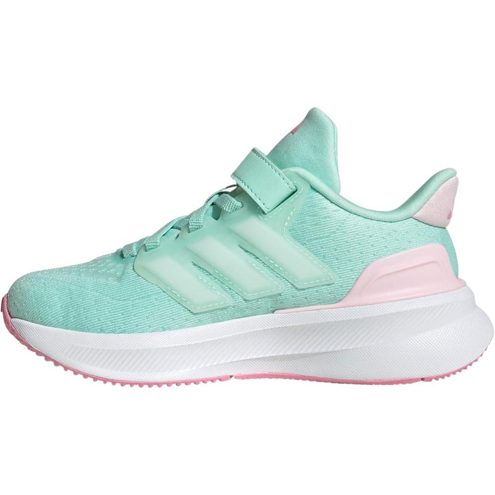 imageadidas UnisexChild Ultrarun 5 SneakerClear MintWhiteBliss Pink