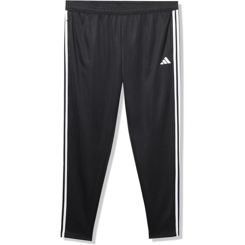 imageadidas UnisexKids Tiro 25 Essentials Training Track PantsBlackWhite