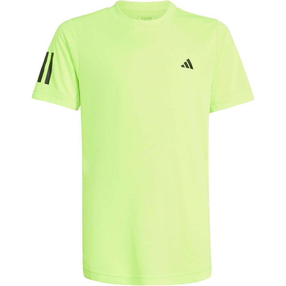 imageadidas UnisexYouth Club Tee IndigoSky TintLucid Lemon