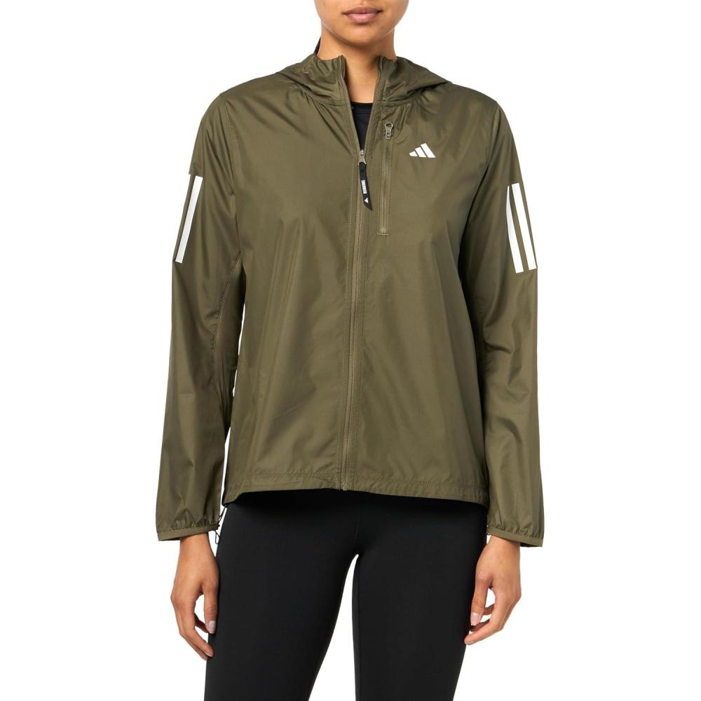 imageadidas Womens Own The Run JacketOlive Strata