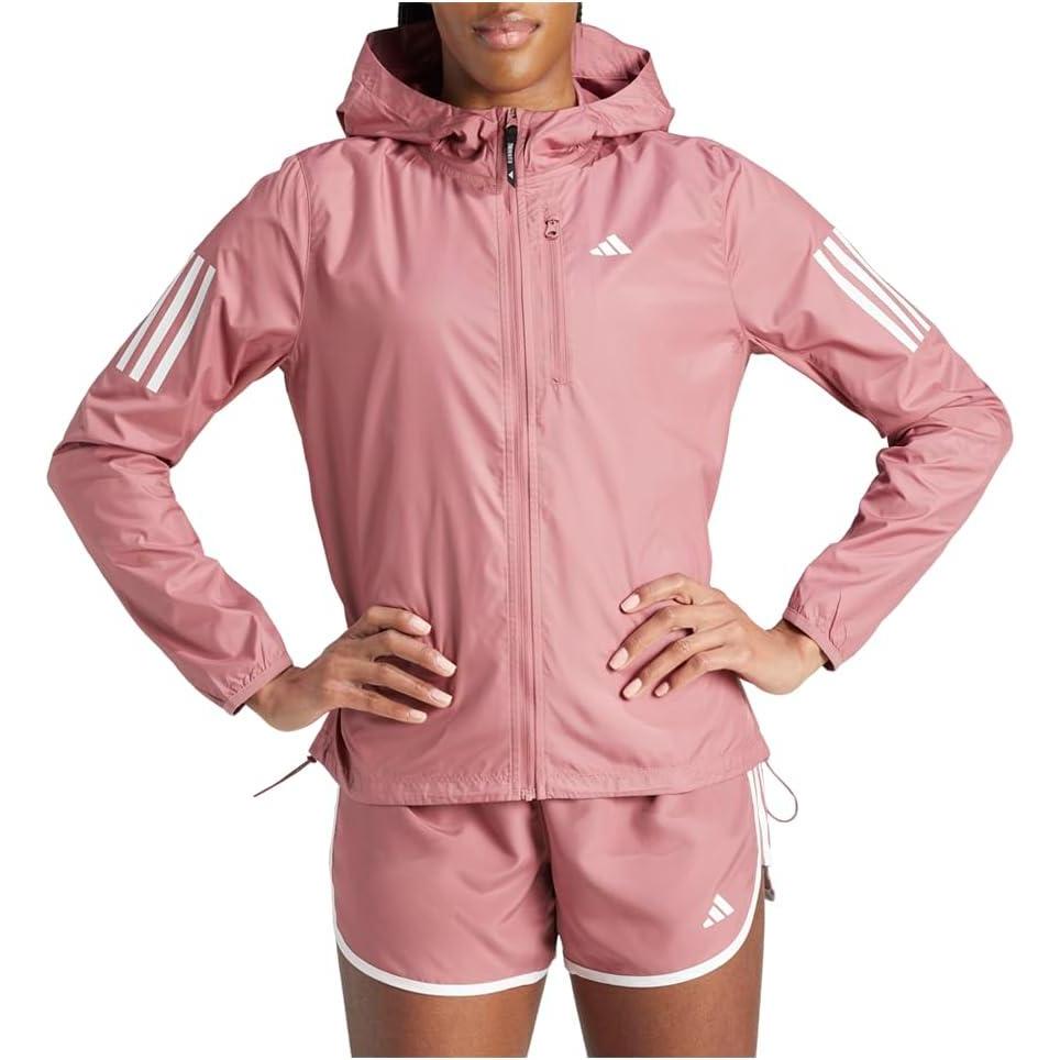 imageadidas Womens Own The Run JacketPreloved Crimson