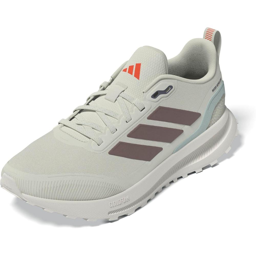 imageadidas Womens Run Falcon 5 Trail SneakerAluminaWarm ClayMint Ton